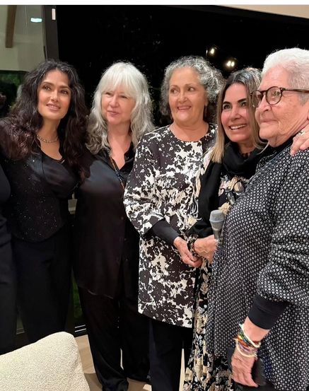Przyjęcie urodzinowe mamy Salmy Hayek