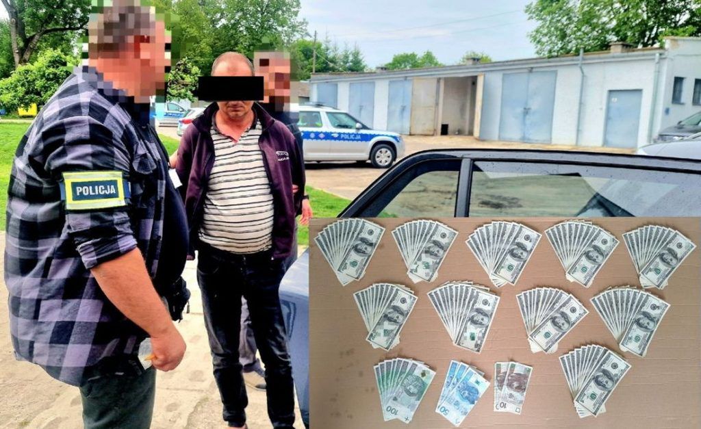 Groził partnerce śmiercią i ukradł jej oszczędności. Policjanci odzyskali 40 tysięcy złotych zakopane w lesie