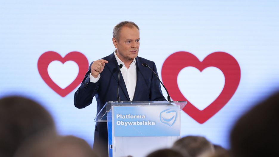 Donald Tusk
Warszawa, 08.03.2024. Wyst�pienie przewodnicz�cego Platformy Obywatelskiej Donalda Tuska w trakcie obrad Rady Krajowej PO RP w hotelu Novotel w Warszawie, 8 bm. (amb) PAP/Pawe� Supernak
Pawe� Supernak
Novotel, PO, PO RP, politycy, polityka, Rada Krajowa