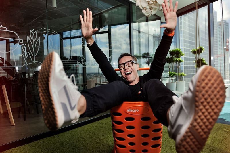 Marcin Gruszka, szef komunikacji w Allegro