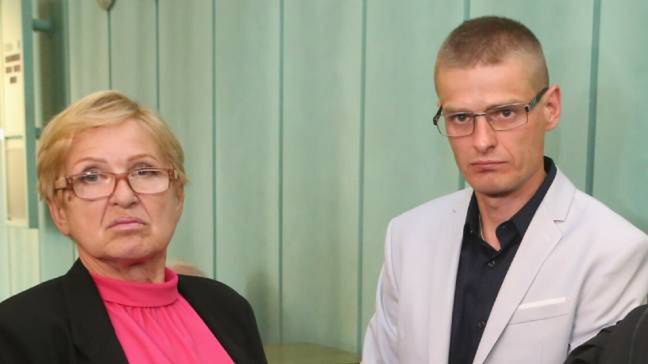 Teresa Klemańska z synem