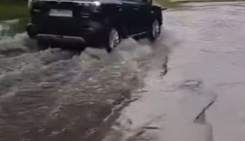Padało kilka minut. Aż trudno uwierzyć. Ujęcia ze Szczytna