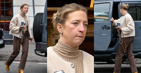 Zabiegana Lara Gessler w wężowych butach za 3 tysiące mknie do terenówki za 400 TYSIĘCY ZŁOTYCH. Ikona stylu? (ZDJĘCIA)