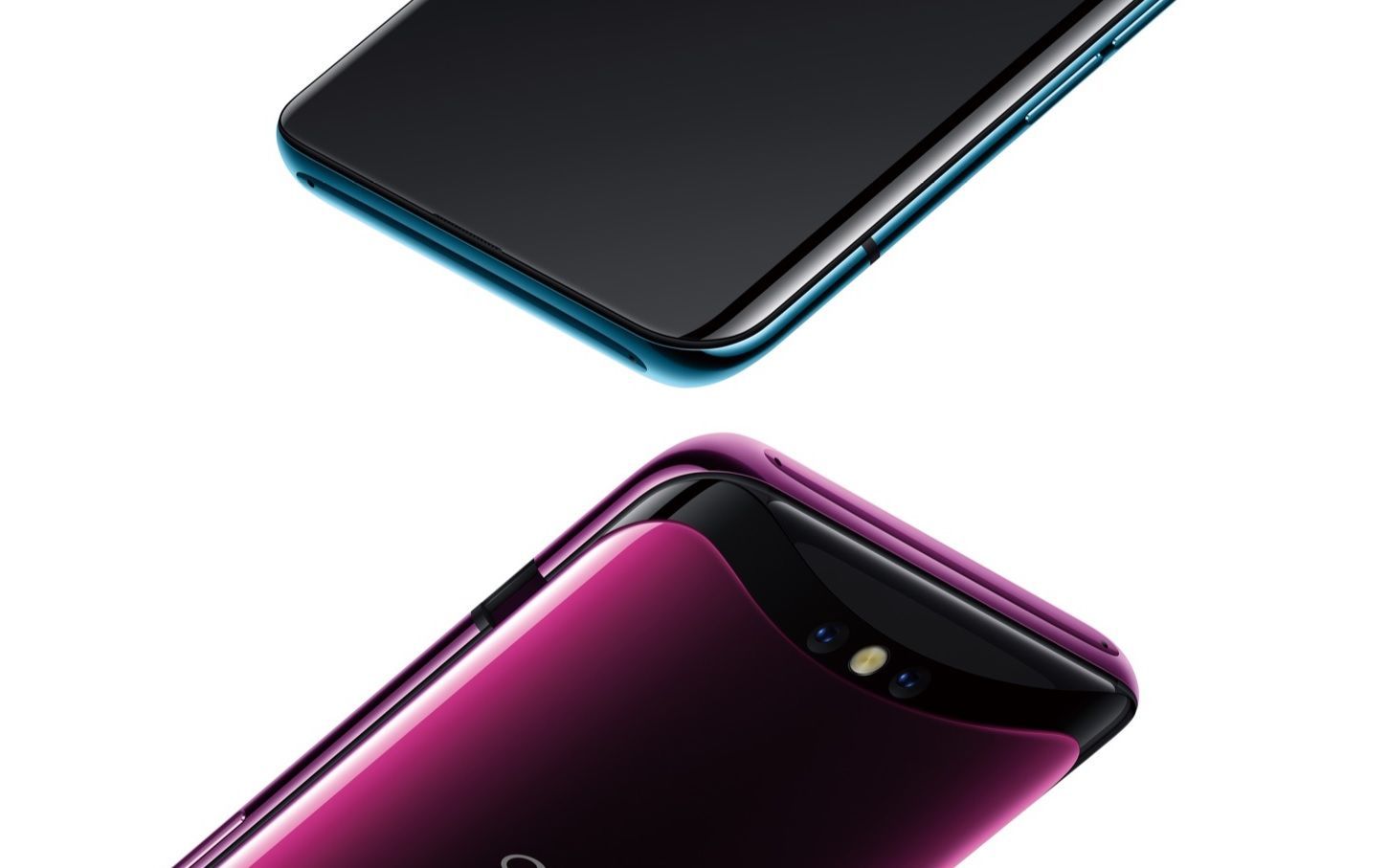 OPPO Find X oficjalnie. Zamiast wcięcia w ekranie ma 3 wysuwane aparaty 3