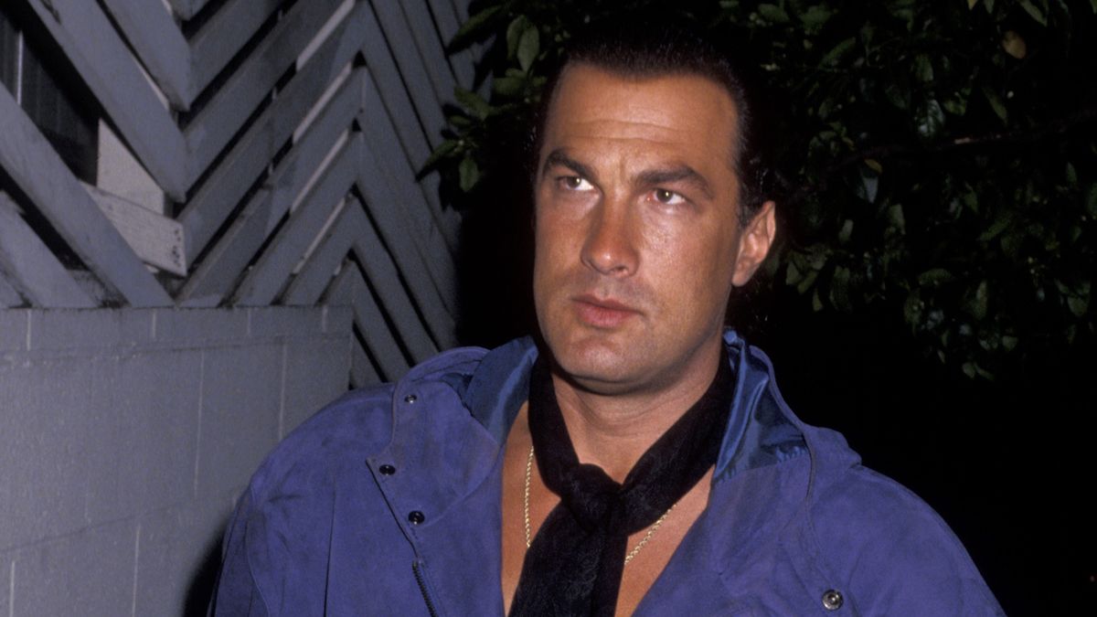 Ron Galella Archive - File PhotosActor Steven Seagal being photographed on February 20, 1991 at Spago Restaurant in West Hollywood, California. (Photo by Ron Galella, Ltd./Ron Galella Collection via Getty Images)Ron Galella, Ltd.