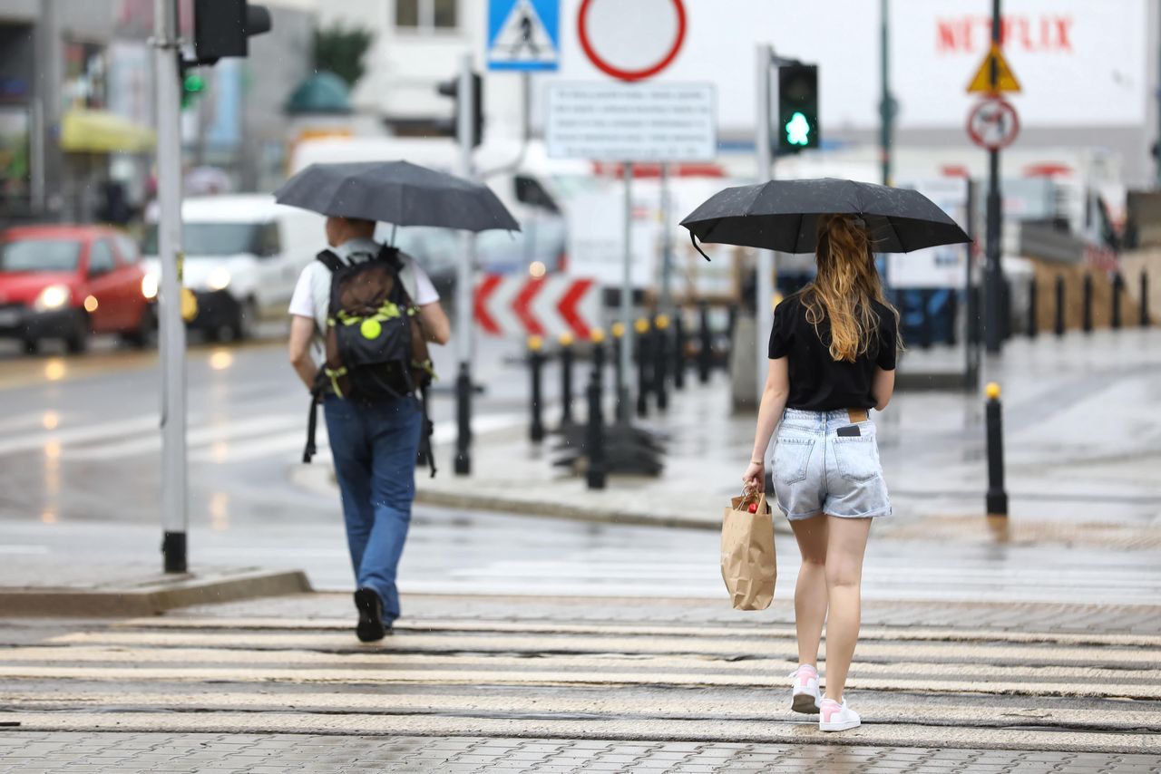 Warszawa. W niedzielę będzie padał deszcz 