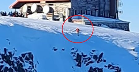 Nagranie z Karkonoszy. Stanął nad przepaścią. "Kolejny kandydat"