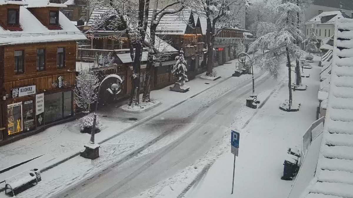 W Zakopanem zrobiło się biało.