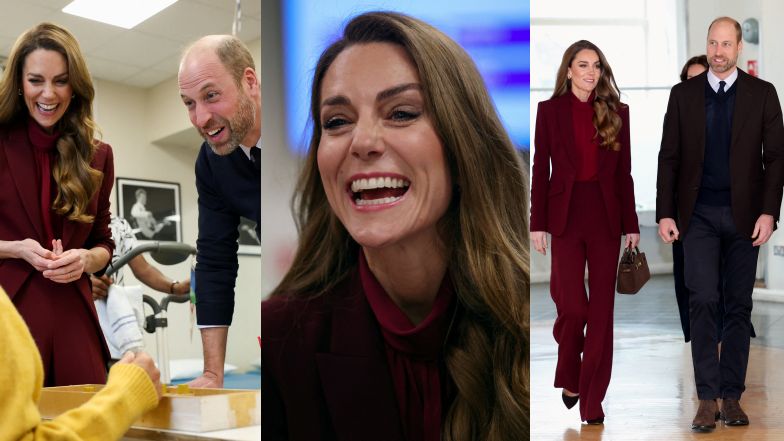 Kate Middleton i książę William odwiedzają szpital