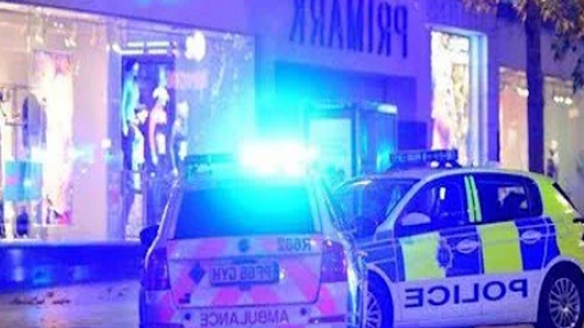 Policja na miejscu zdarzenia