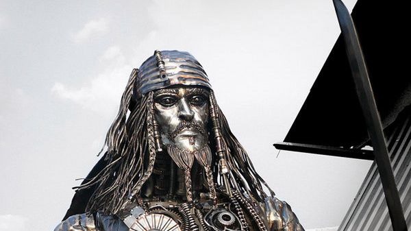 Zobacz połączenie Jacka Sparrowa z Terminatorem 1