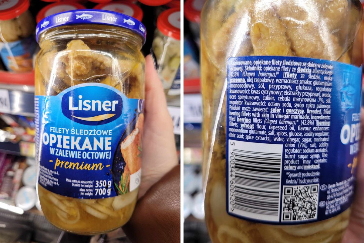 Lisner. Filety śledziowe opiekane w zalewie octowej