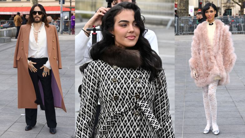 Gwiazdy na pokazie Valentino