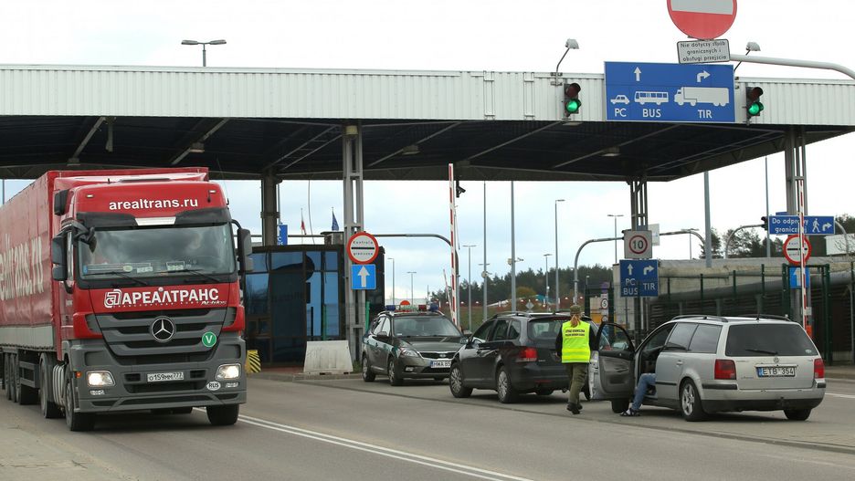 Wybuch na przejściu granicznym z Białorusią 