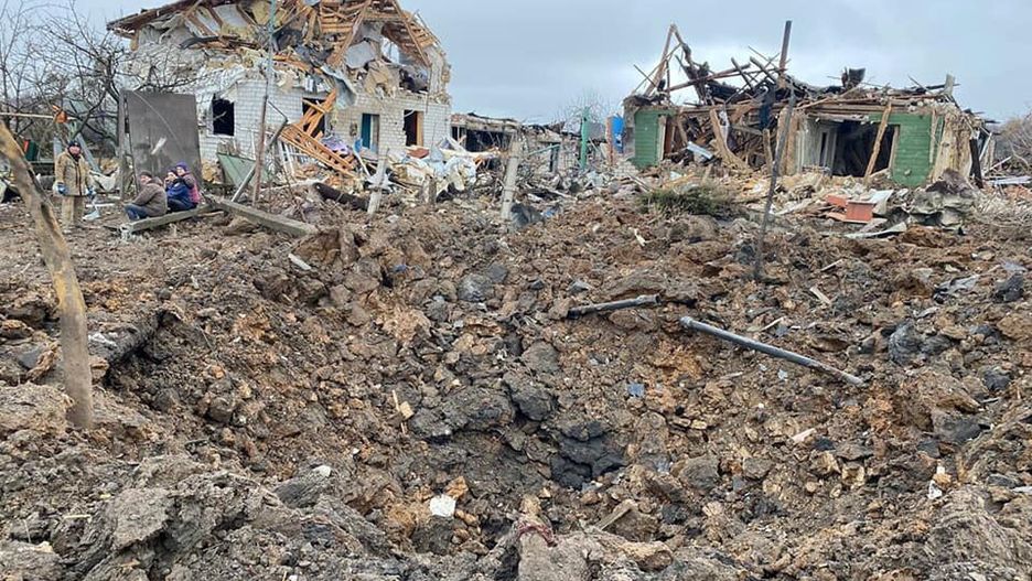 Obwód charkowski po bombardowaniu