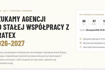 62 agencje odpowiedziały na ogłoszenie Bratexu