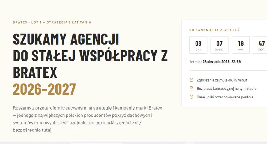 62 agencje zgłosiły się do Bratexu. Przetarg wywołał krytykę w branży