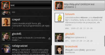 Blipuj z Androidem