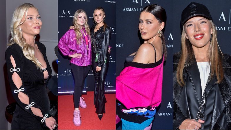 Celebrytki na imprezie Armani Exchange Party: grająca ramieniem Sieklucka, Madeńska w dzwonach i elegancka Janoszek (ZDJĘCIA)