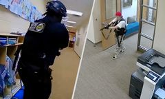 Napastniczka wyeliminowana. Szokujący moment z masakry w szkole