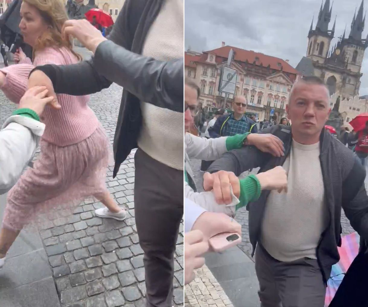 Szokujące sceny w Pradze. Rosjanie zaatakowali wolontariuszy