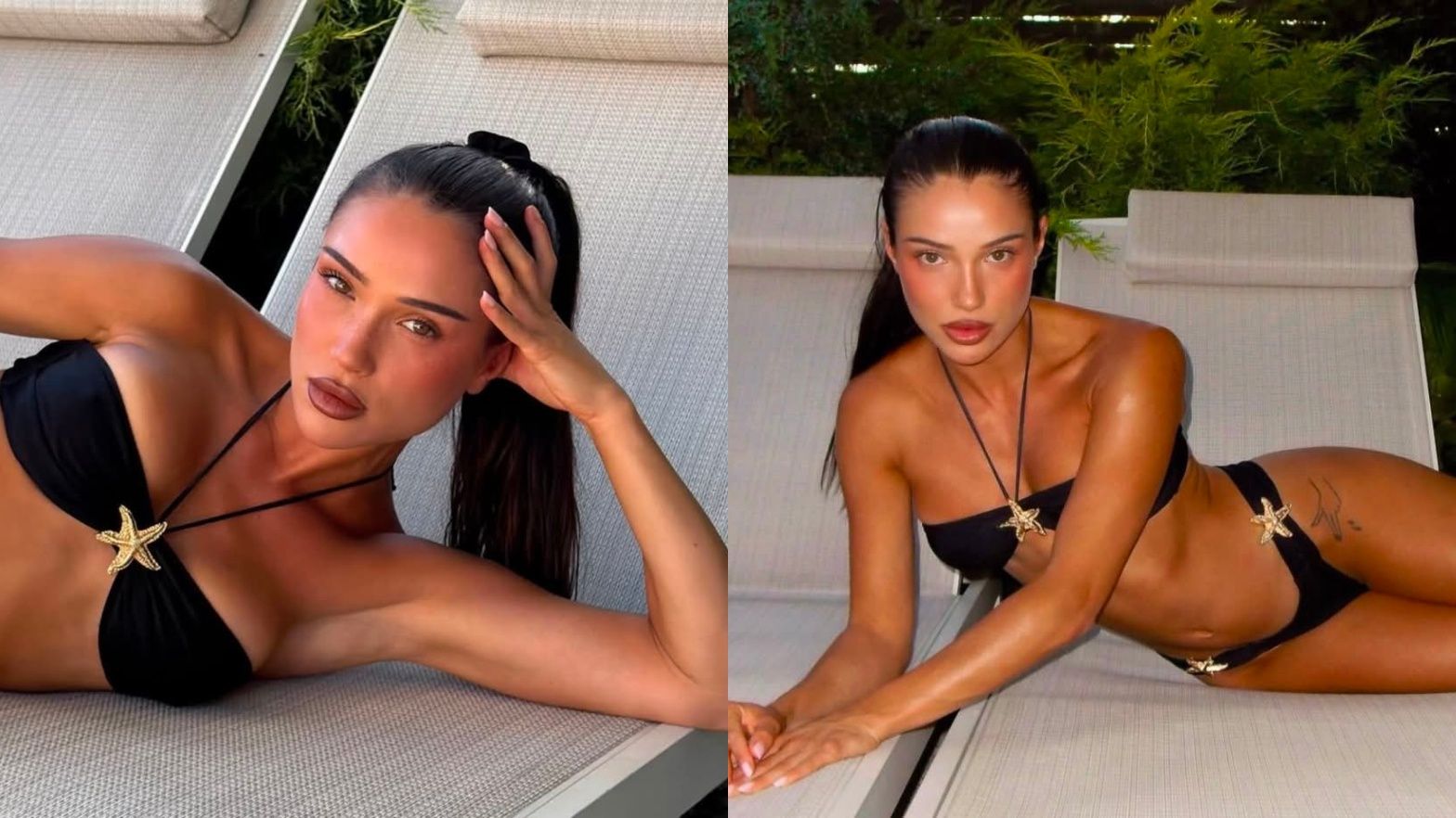 Natsu pręży smukłe ciało w skąpym bikini