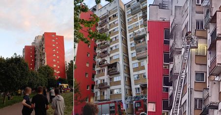 Pożar w mieszkaniu na 9. piętrze. W środku znaleziono martwe zwierzęta