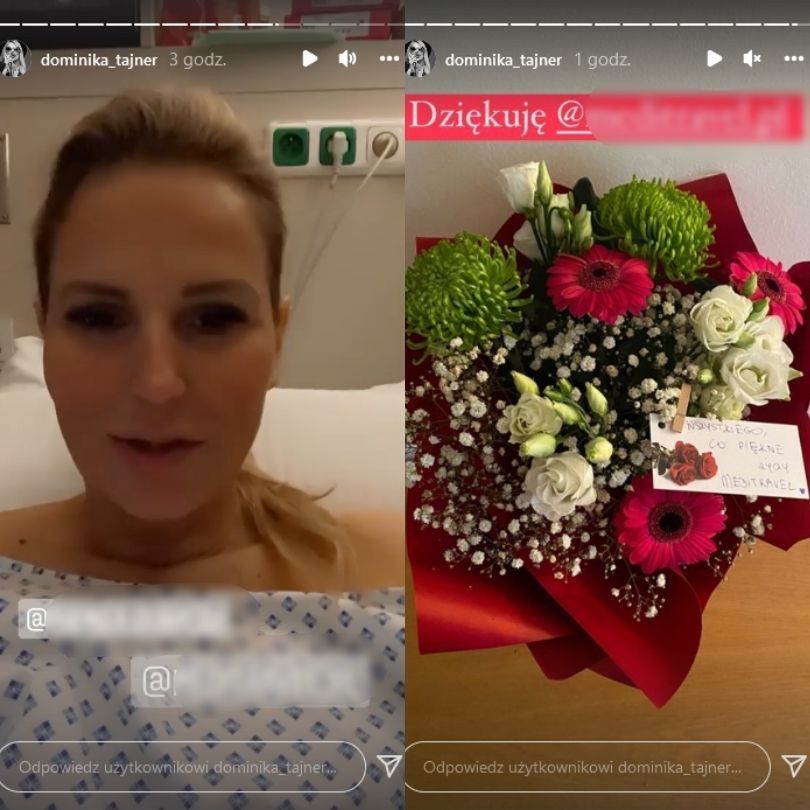 Dominika Tajner poddała się operacji rekonstrukcji piersi