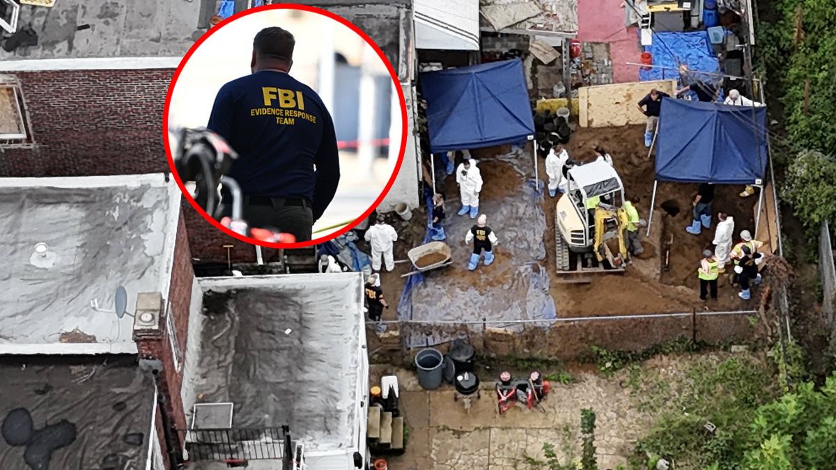 FBI agents excavate home of Eugene Horsch
PHILADELPHIA, USA - OCTOBER 15: FBI Evidence Response Team agents excavate the backyard of the home of Eugene Horsch after bones were discovered on West Chew Avenue in Philadelphia, Pennsylvania, United States, on Thursday, October 15, 2026. The Medical Examinerâs Office responded after bones were found Thursday. Condition and origin of the bones are unknown and tests will be done to determine if the bones recovered are human. Authorities are investigating the property after linking it to at least seven missing women. Eugene Horsch is the son of the late Raymond R.C. Horsch. (Photo by Kyle Mazza/Anadolu via Getty Images)
Anadolu
investigation site, west chew avenue, forensic investigation, forensic evidence, missing women investigation, philadelphia, october 15 2026, residential property, fbi evidence response team, backyard excavation, eugene horsch, raymond r.c. horsch