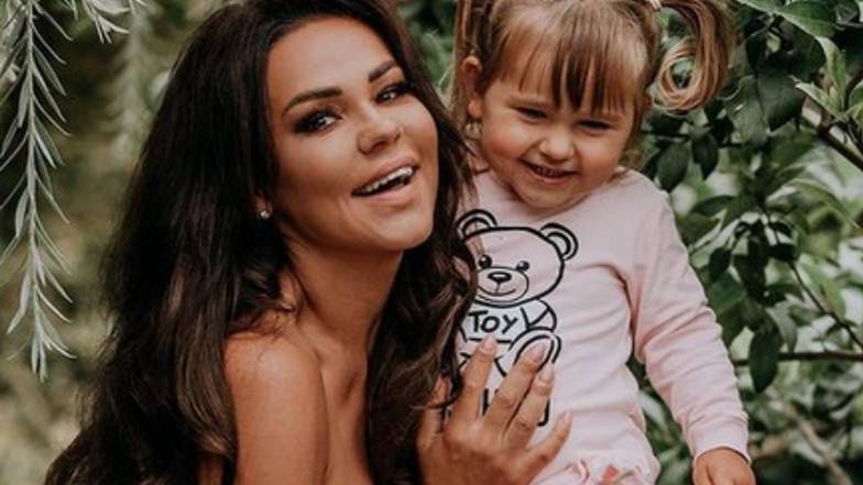 Sylwia Bomba z córką