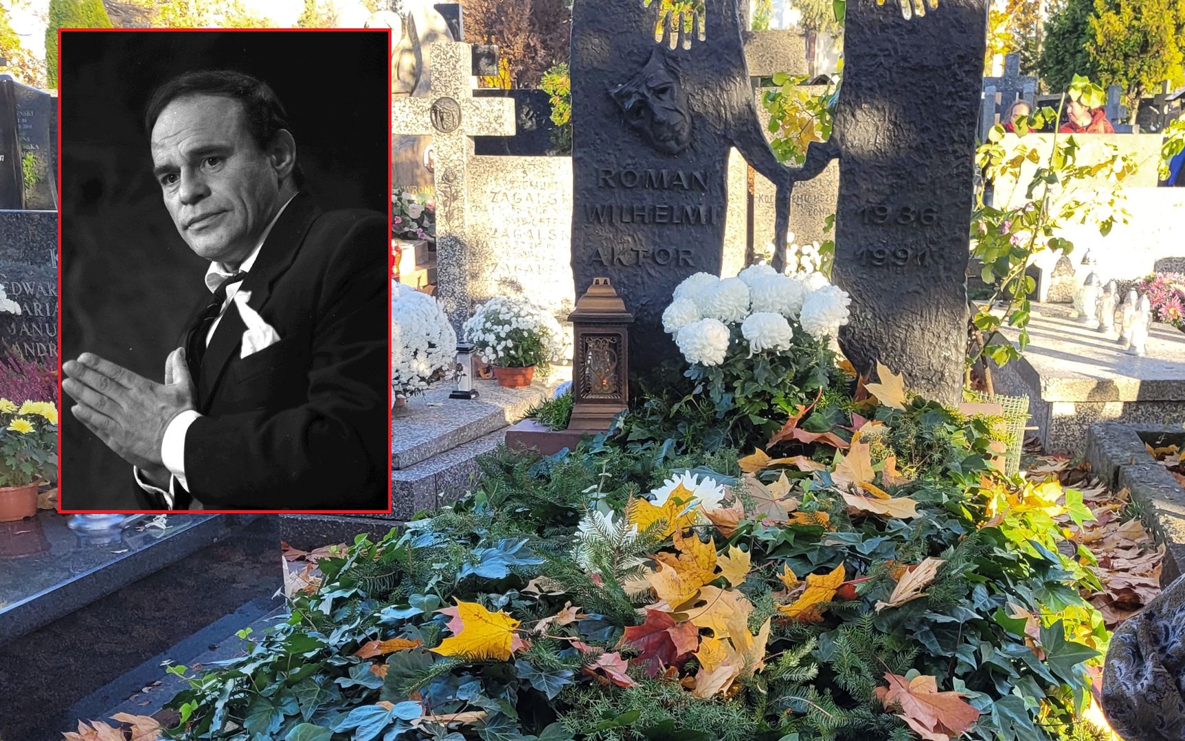 Roman Wilhelmi zmarł 32 lata temu. Jak dziś wygląda jego grób?