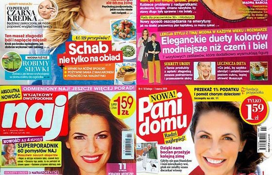 „Przyjaciółka” liderem sprzedaży, „Pani Domu” wyprzedziła „Naj”