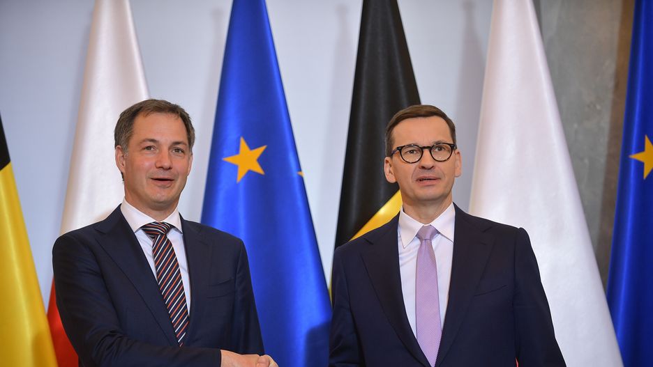 Mateusz Morawiecki, Alexander De Croo