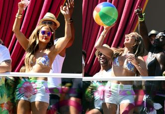 46-letnia Jennifer Lopez imprezuje w bikini. Seksowna? (ZDJĘCIA)