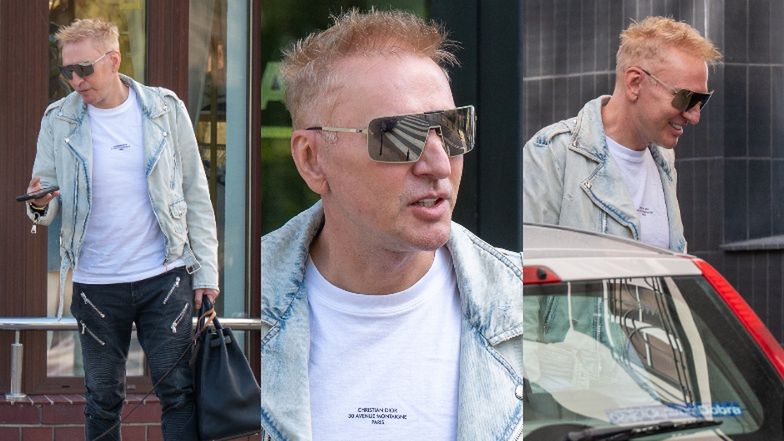 Krzysztof Gojdź przyłapany w Warszawie