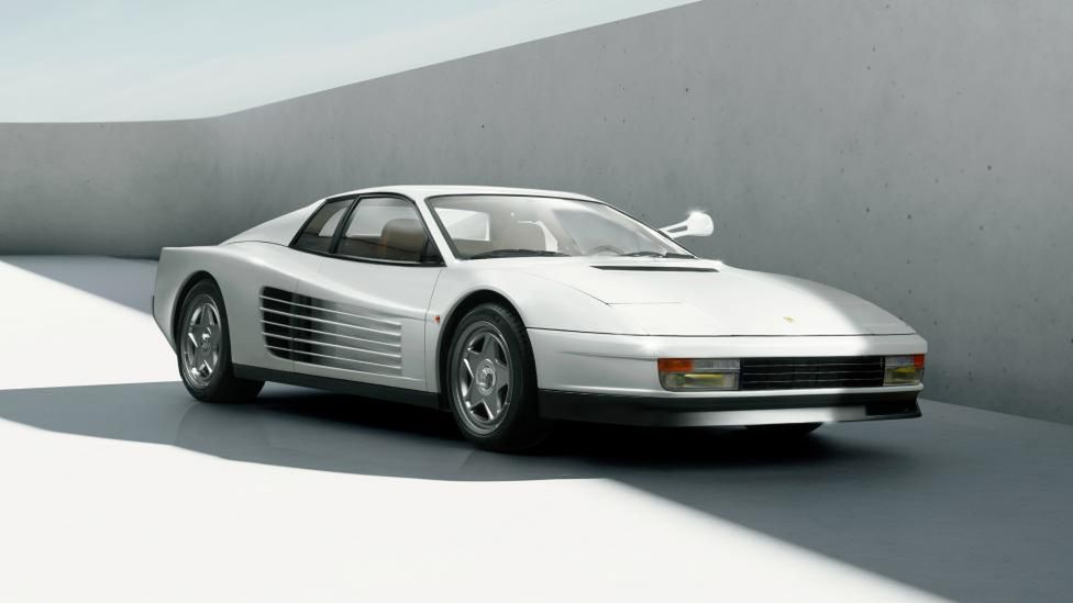 Officine Fioravanti Monospecchio to testarossa na sterydach. Takiego restomoda nie było