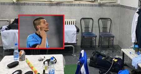 Cała szatnia w szkle. Sędziowie musieli uciekać
