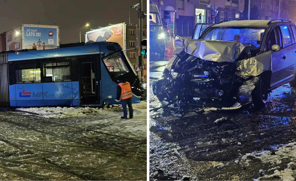 Policyjny pościg we Wrocławiu. W bagażniku był człowiek. Nie żyje