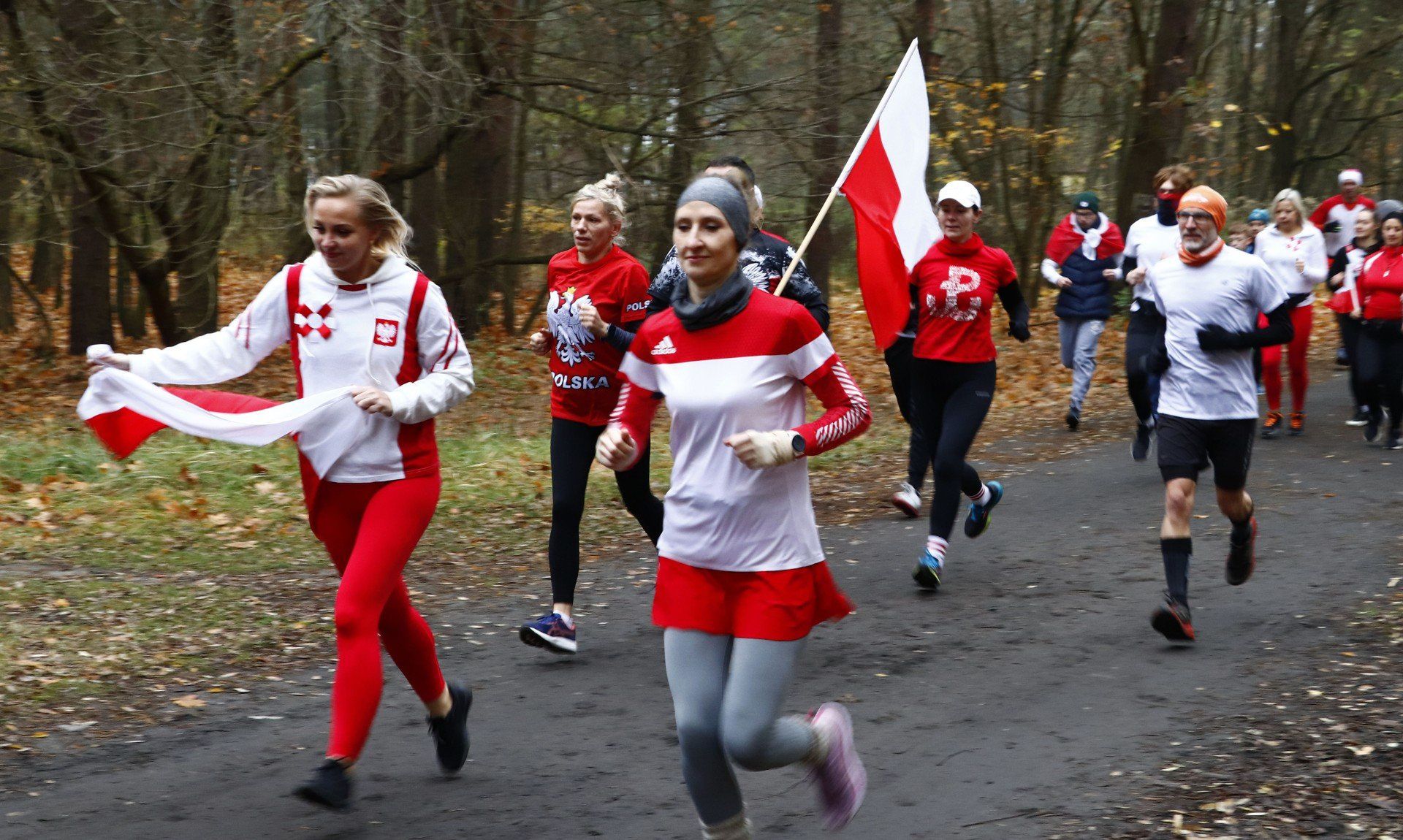 Biało-czerwony parkrun w Grudziądzu, 8 listopada 2023