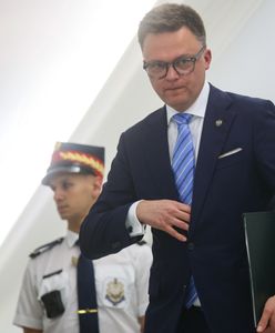 Czabański się nie stawił. Hołownia oburzony, zwołał konferencję