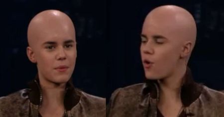 ŁYSY Justin Bieber!