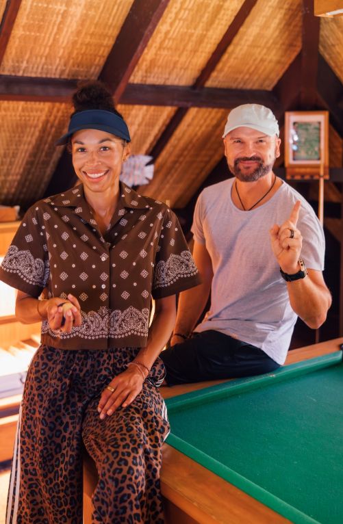 Omenaa Mensah i Rafał Brzoska