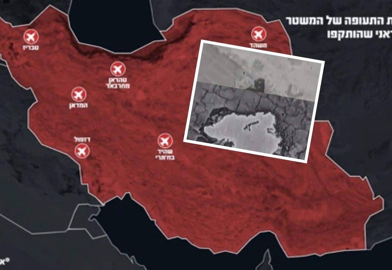 Izrael zaatakował sześć lotnisk w Iranie. Zniszczone samoloty i hangary