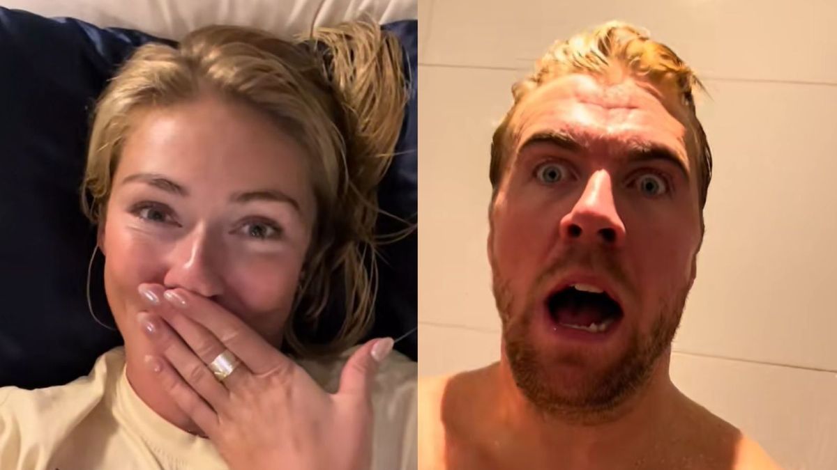 Mikaela Shiffrin zaskoczyła partnera pod prysznicem