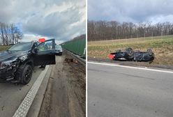 Karambol na A4. Autostrada była zablokowana