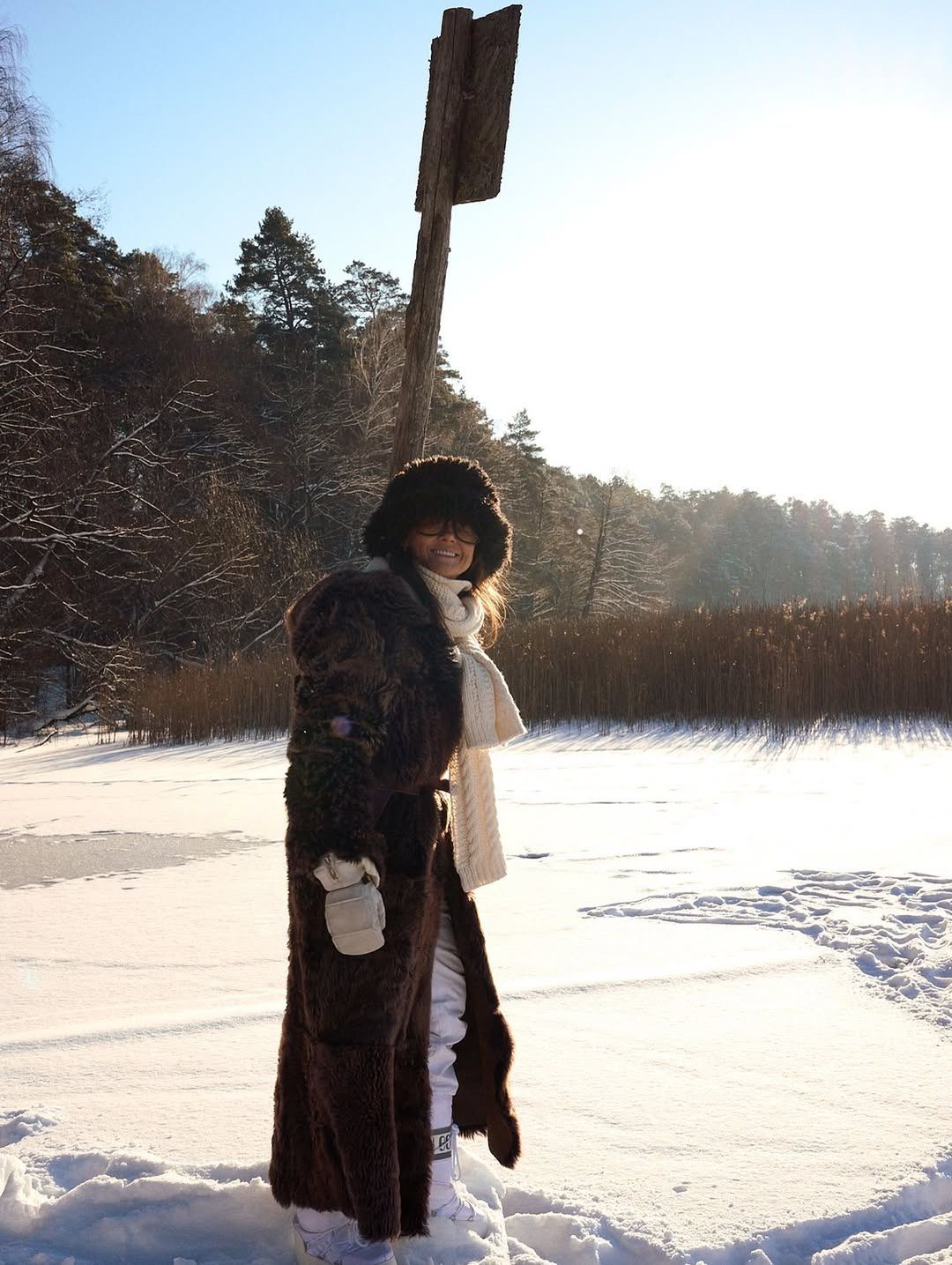Kinga Rusin i Małgorzata Rozenek dokazują zimą na Mazurach