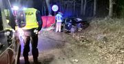 Tragiczny wypadek pod Iławą. 27-latek zginął po uderzeniu w drzewo