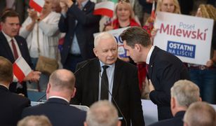 Padły słowa o Morawieckim. Kaczyński musiał się tłumaczyć