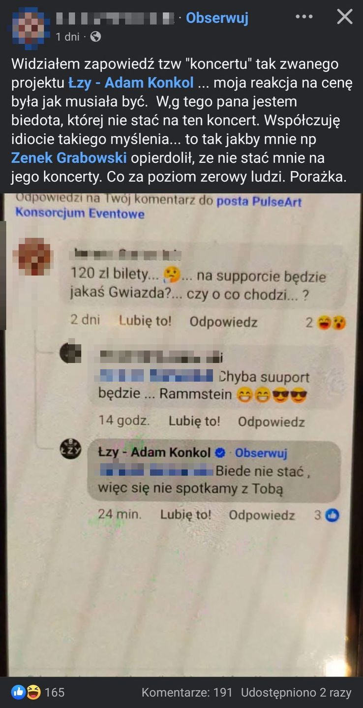 Komentarz Adama Konkola