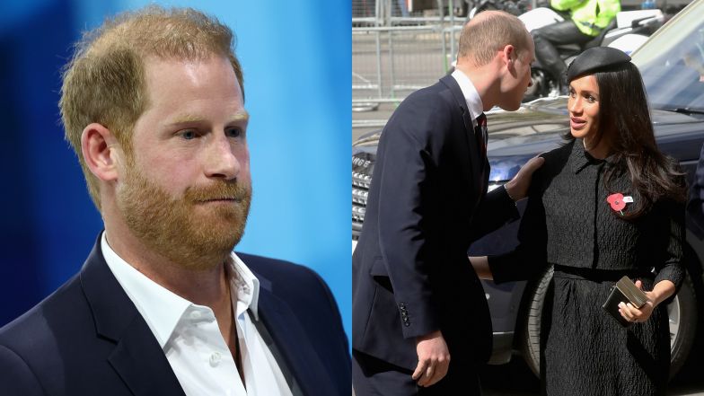 Personel królewski plotkował, że Meghan Markle FLIRTOWAŁA z księciem Williamem! "Przytulała i całowała go w policzek"